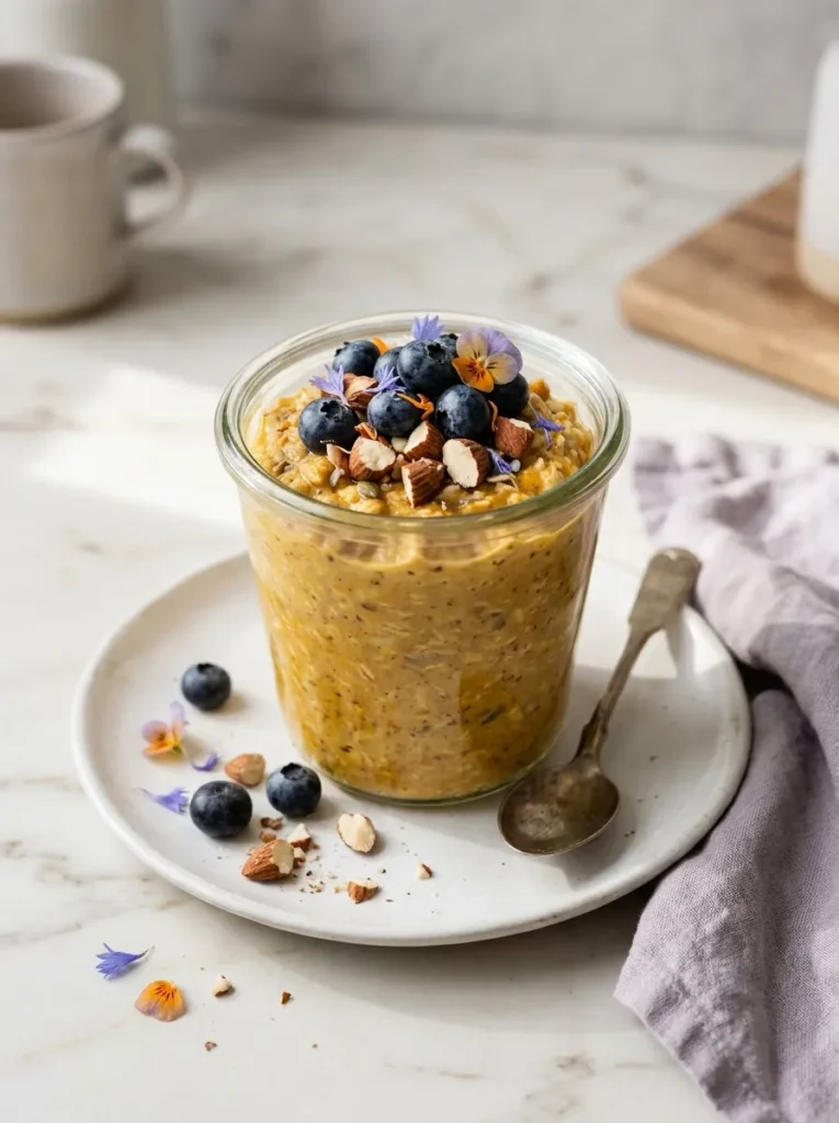 Blueberry Pumpkin Oats