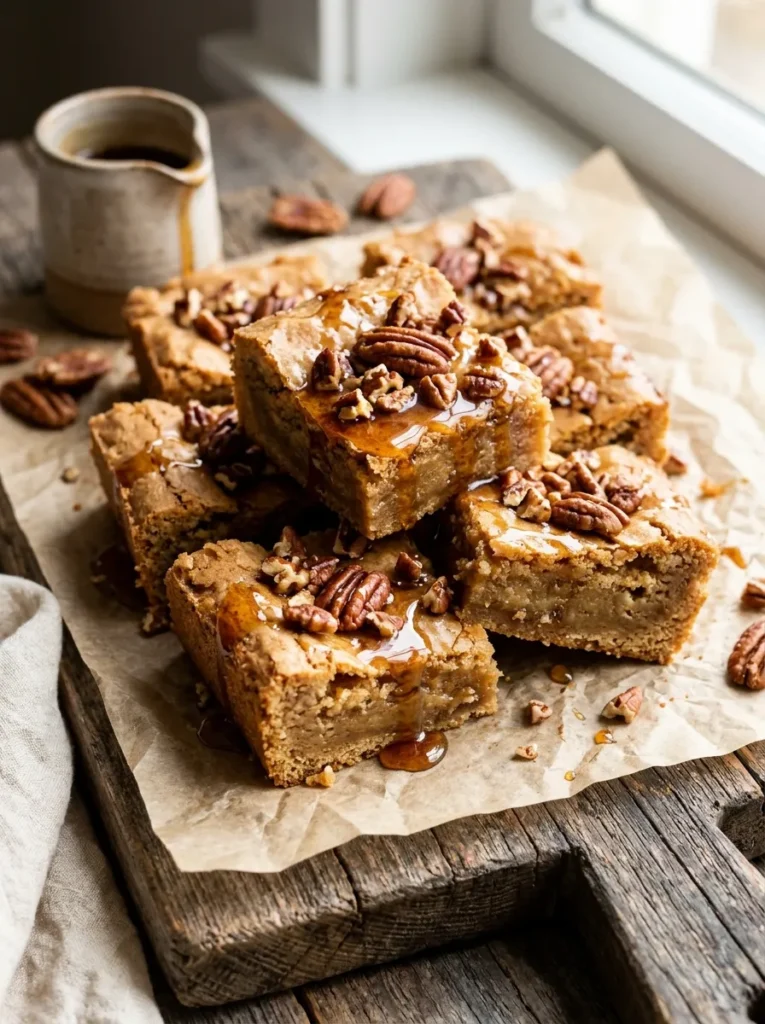 Brown Butter Maple Blondies