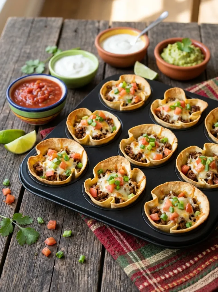 Cheesy Taco Cups