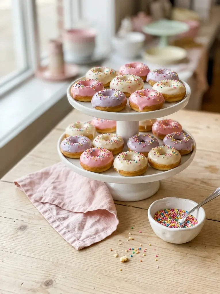 Confetti Cake Donuts