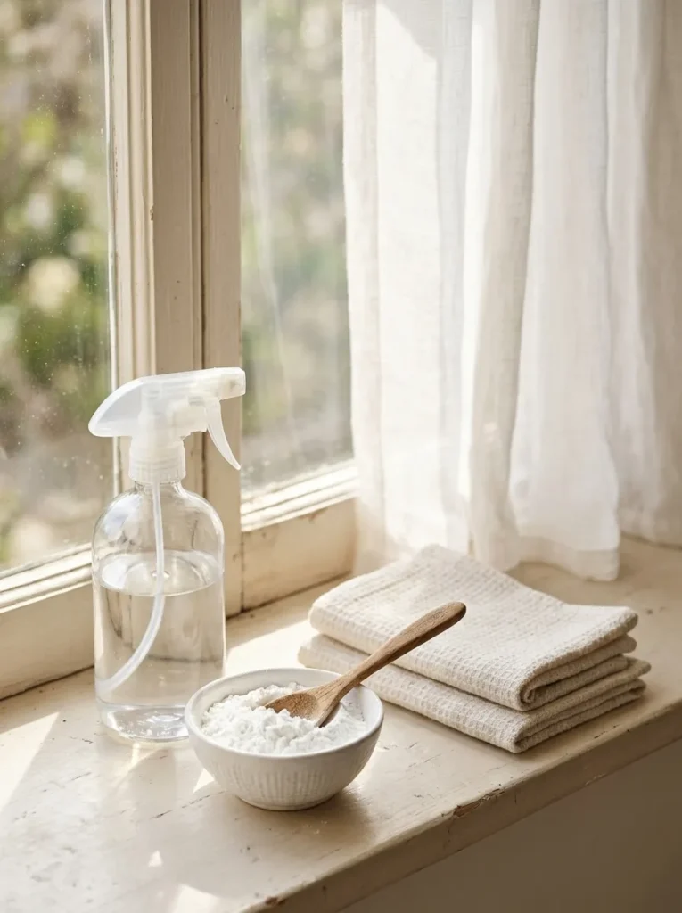 Cornstarch Window Cleaner