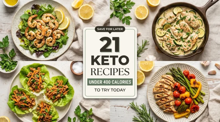 Keto Recipes Under 400 Calories