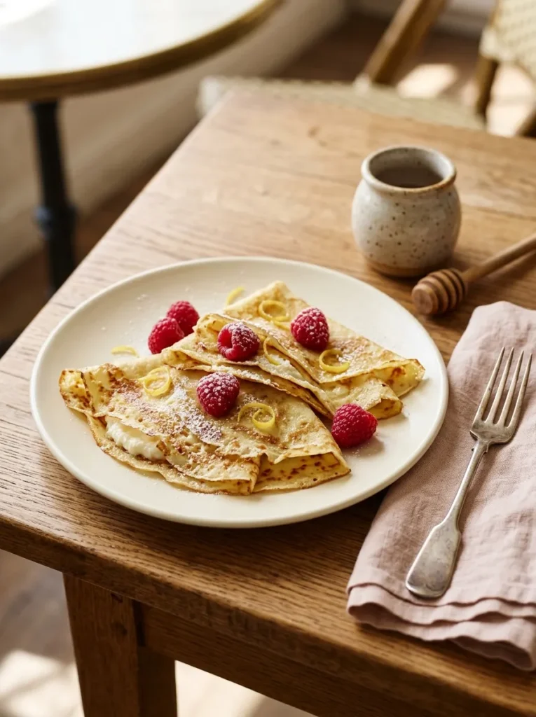 Lemon Ricotta Crepes