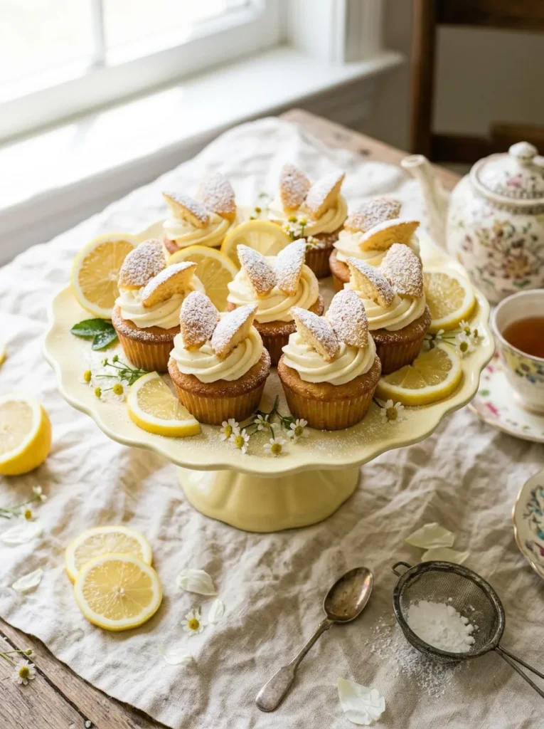 Little Lemon Butterfly Cakes
