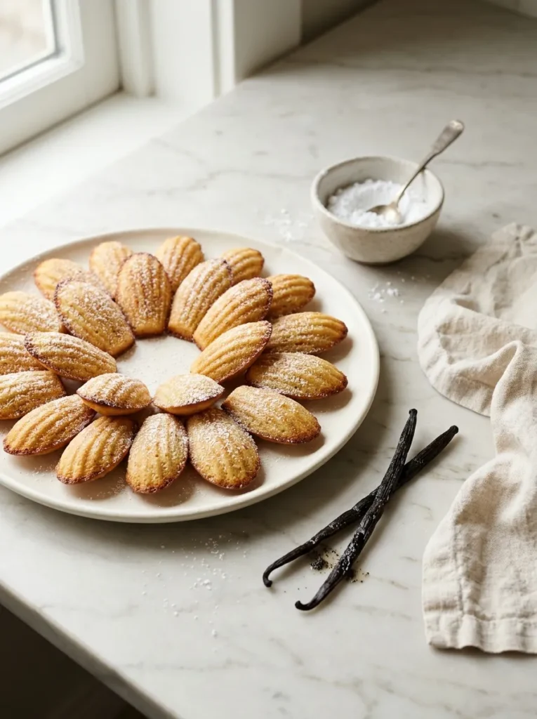 Mini Vanilla Bean Madeleines