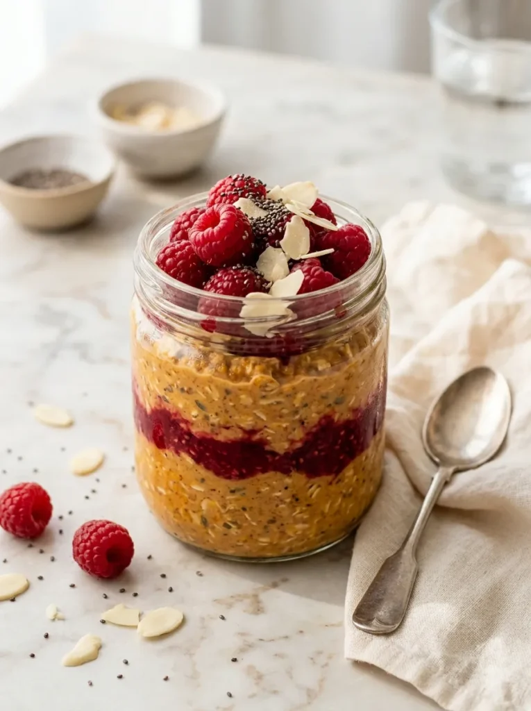 Pumpkin Raspberry Oats