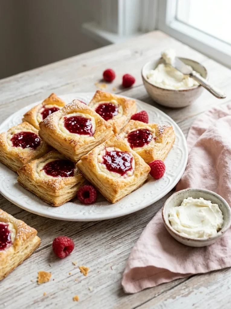 Raspberry Cream Cheese Pastries